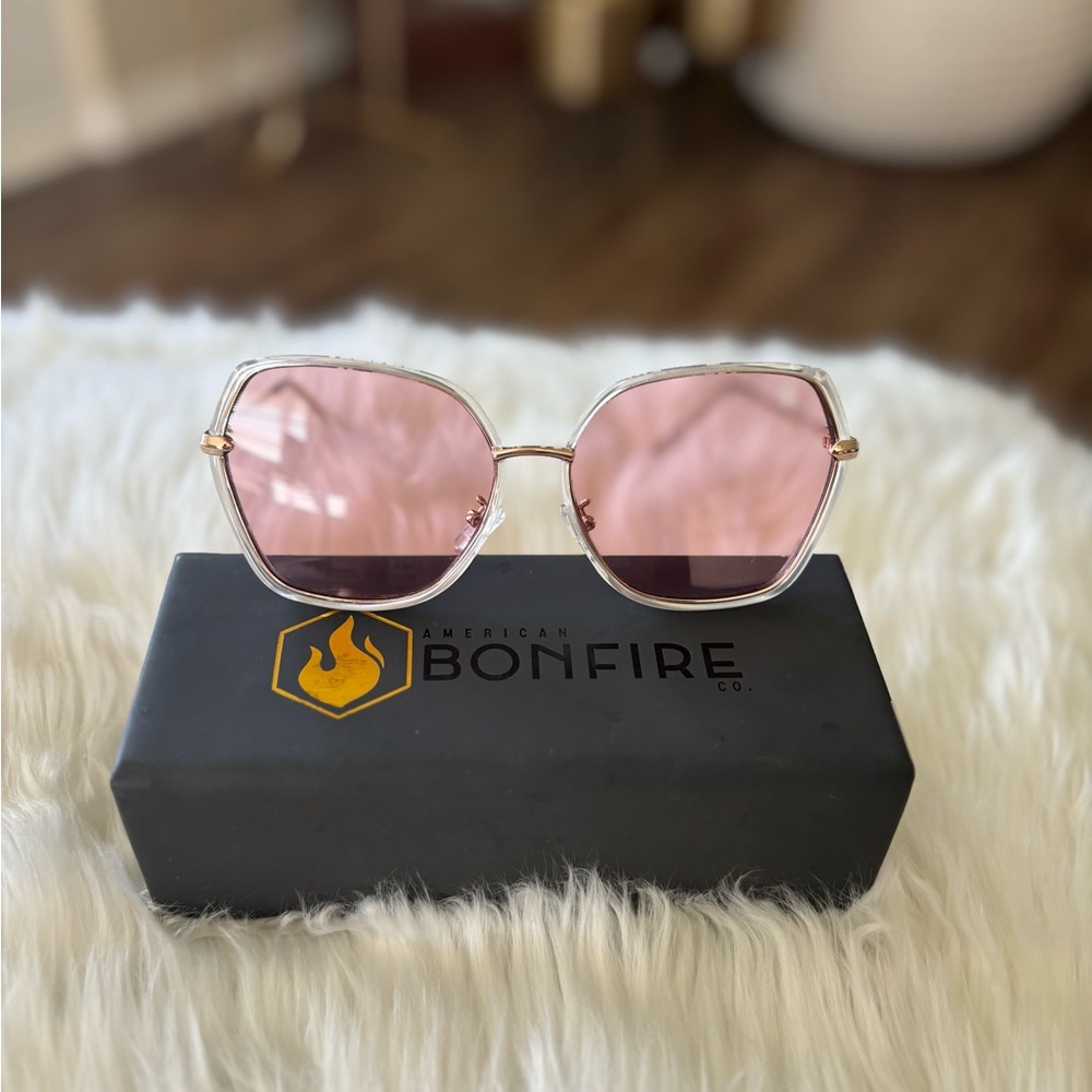 Pink American Bonfire Co Sunglasses
